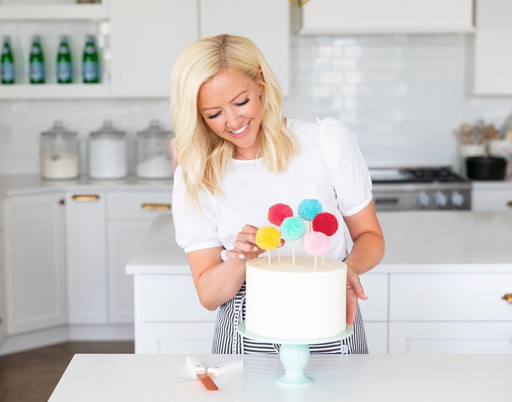 *HALF PRICE* Cake by Courtney Pom Pom cake toppers