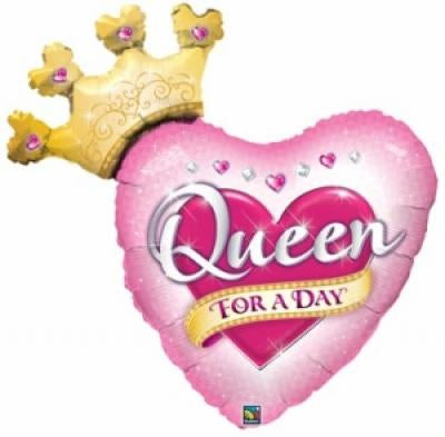 Supershape foil balloon - queen for a day
