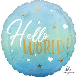 Hello world - blue