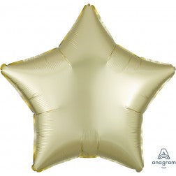 Satin luxe star - pastel yellow