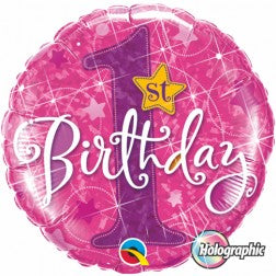 1st birthday pink