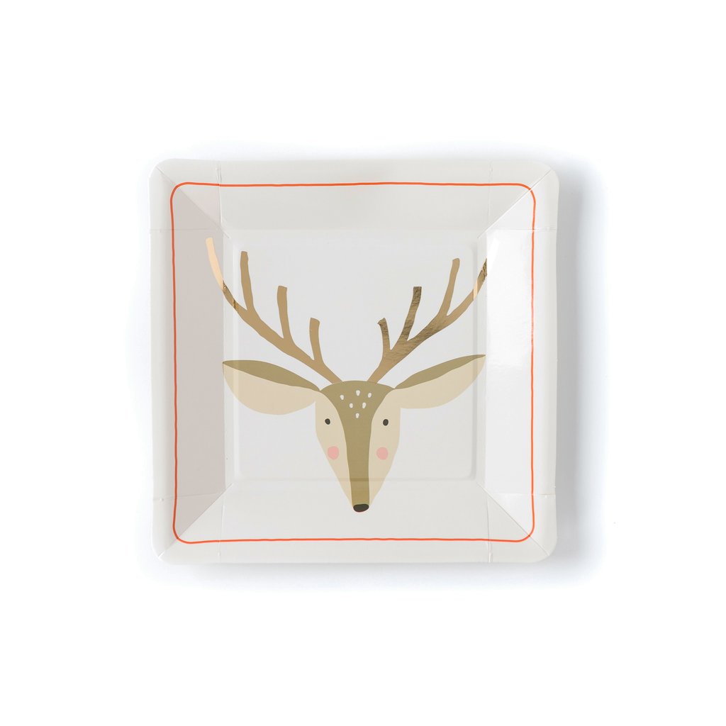 *SALE* Holiday deer plates