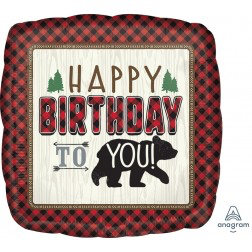 Supershape foil balloon - Lumberjack
