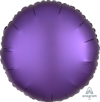 Satin luxe circle - purple royale