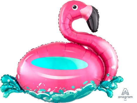 Supershape foil balloon - Floatie flamingo