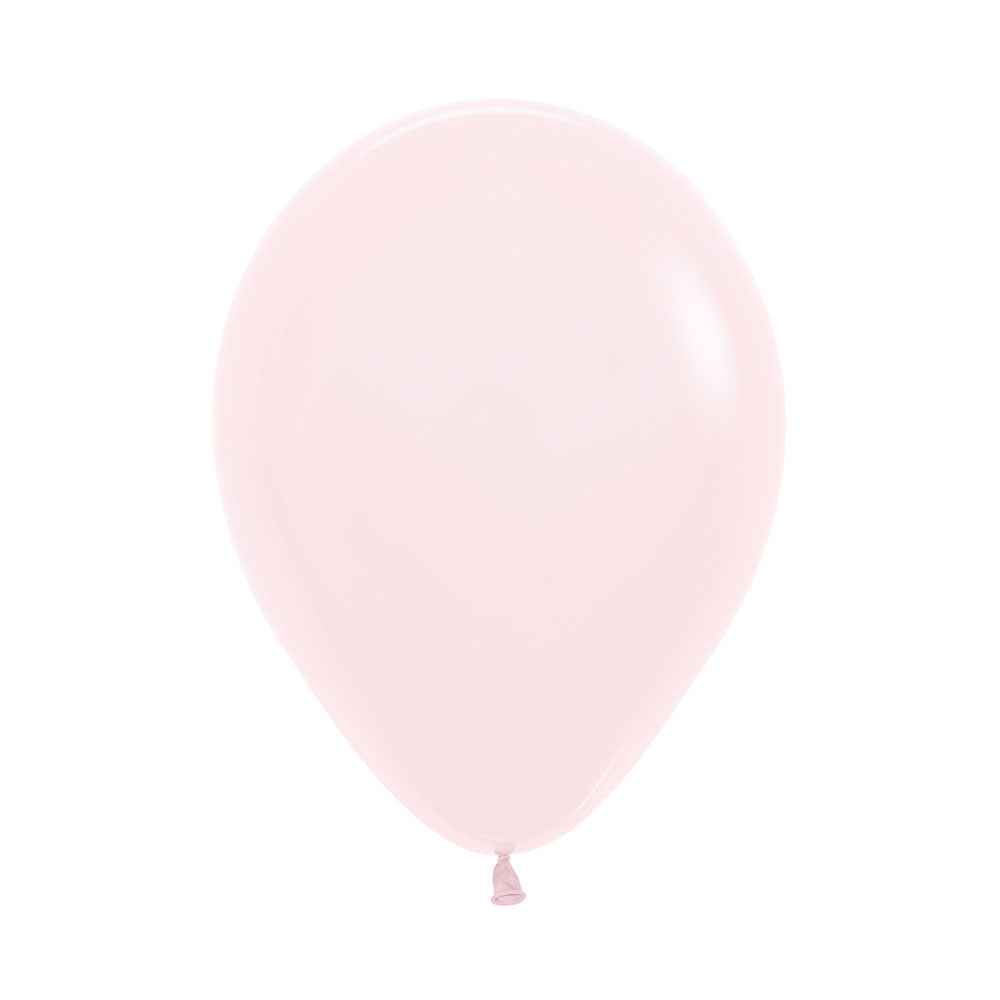 Helium inflated 11” balloon - matte pastel pink
