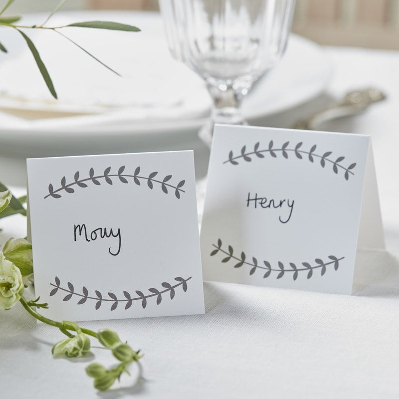 Boho place cards