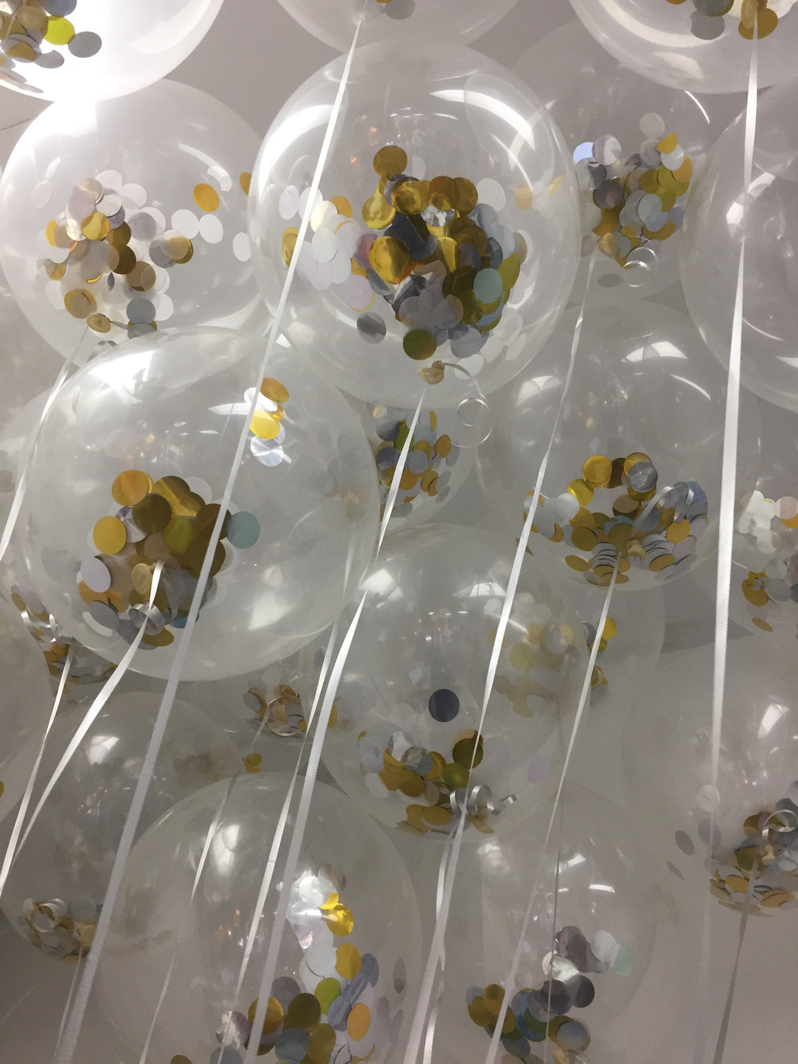 Confetti balloons (10 balloons) - LIMITED FLOAT TIME. order for Day of event