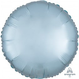 Satin luxe circle - pastel blue