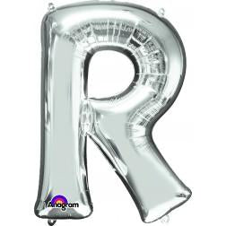Supershape foil balloon - Silver giant letters A-Z