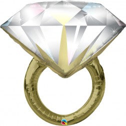 Supershape foil balloon - Diamond ring