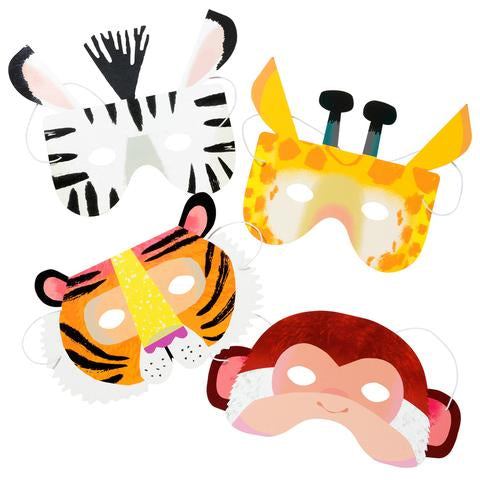 Party animals paper masks