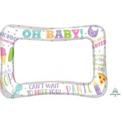 inflatable selfie frame - baby shower - DOES NOT TAKE HELIUM