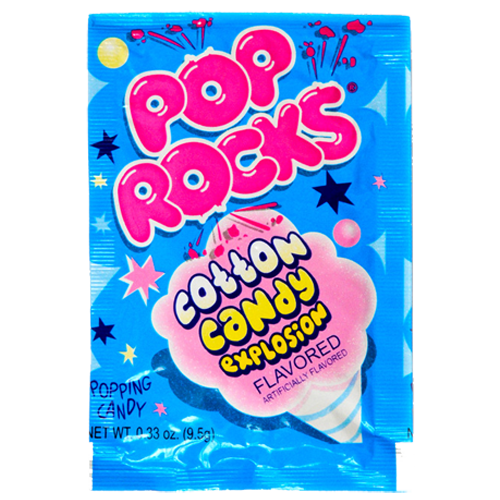 Pop rocks cotton candy