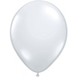 Helium inflated 11" Balloon -  Diamond clear