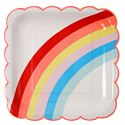 Rainbow party plate - Meri Meri