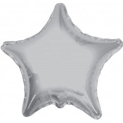 Supershape foil balloon - silver star balloon