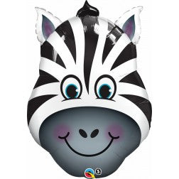 Supershape foil balloon - zebra