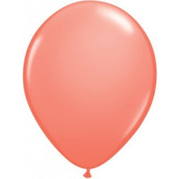 Helium inflated 11" Balloon - Coral