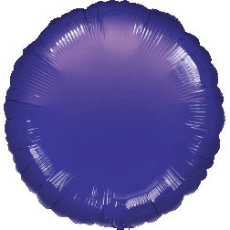 Metallic purple - round foil balloon