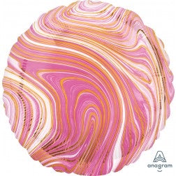 Pink marblez - circle