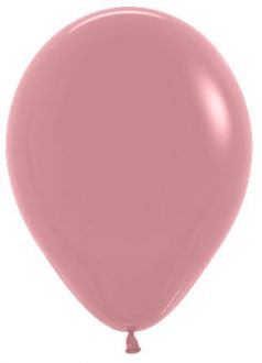 Helium inflated 11” balloon - rosewood