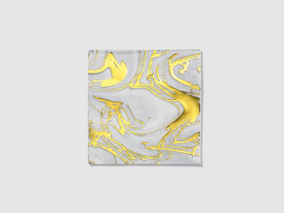 Carrara marble cocktail napkins