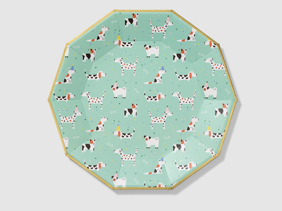 Hot diggity dog dinner plates