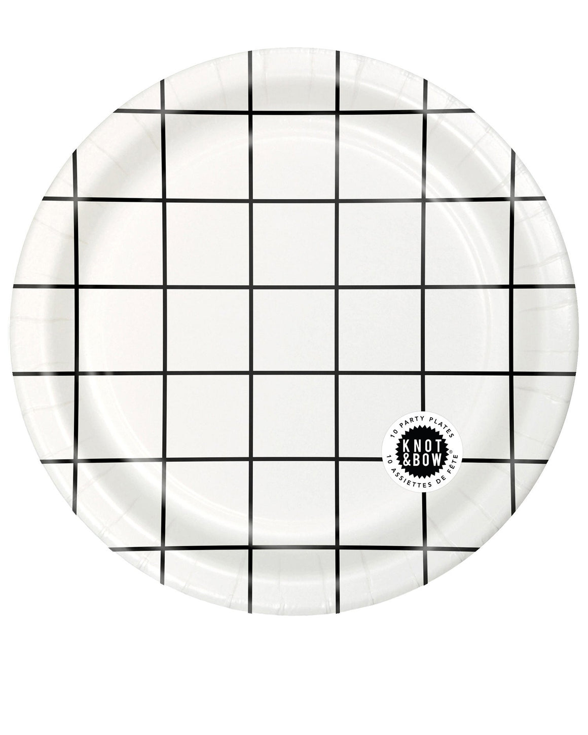Windowpane large party plate