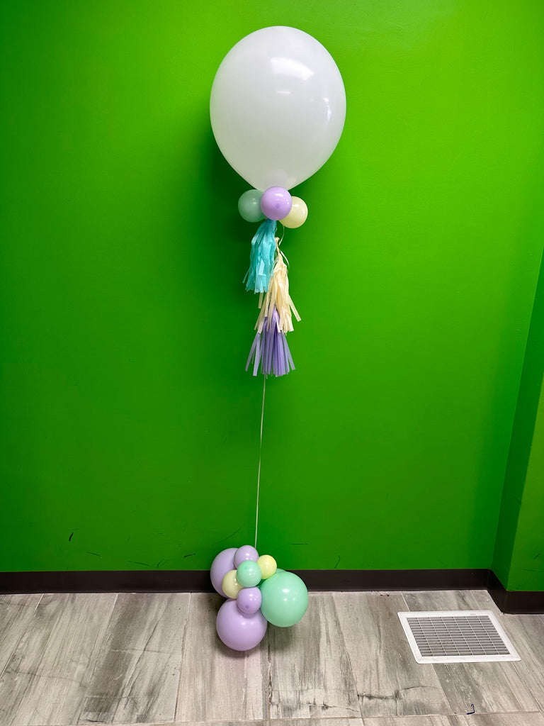 Helium inflated Luxury tassel balloon - 3 sizes