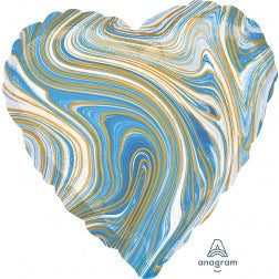 Blue marblez - heart