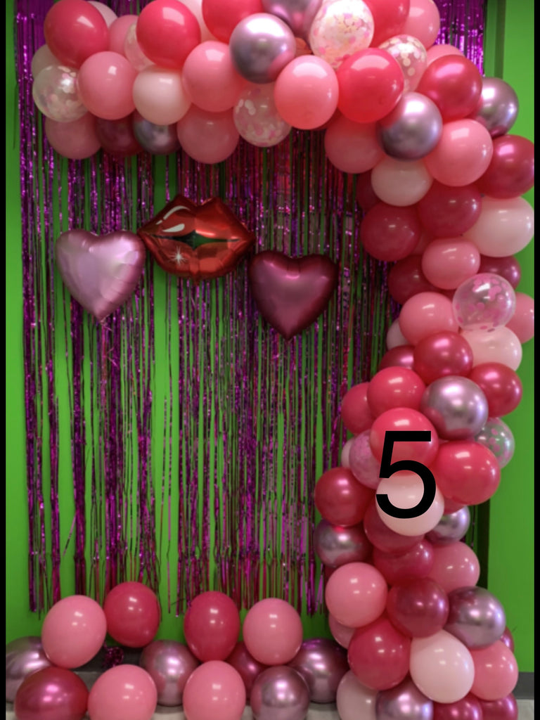 *3 days notice required* With CONFETTI choose your own colours balloon garland - 3 sizes