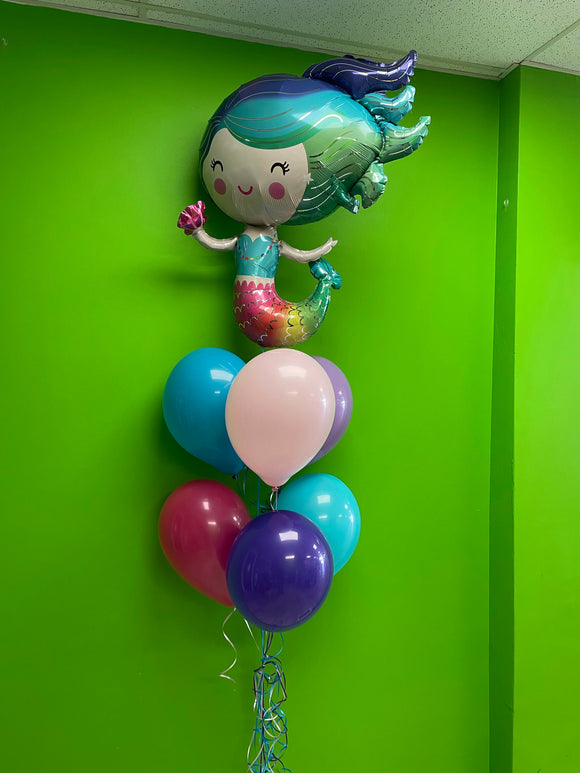 Mermaid balloon bouquet