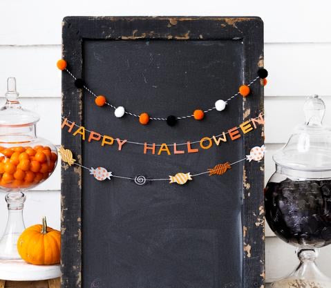 *SALE* Halloween mini banner set of 3