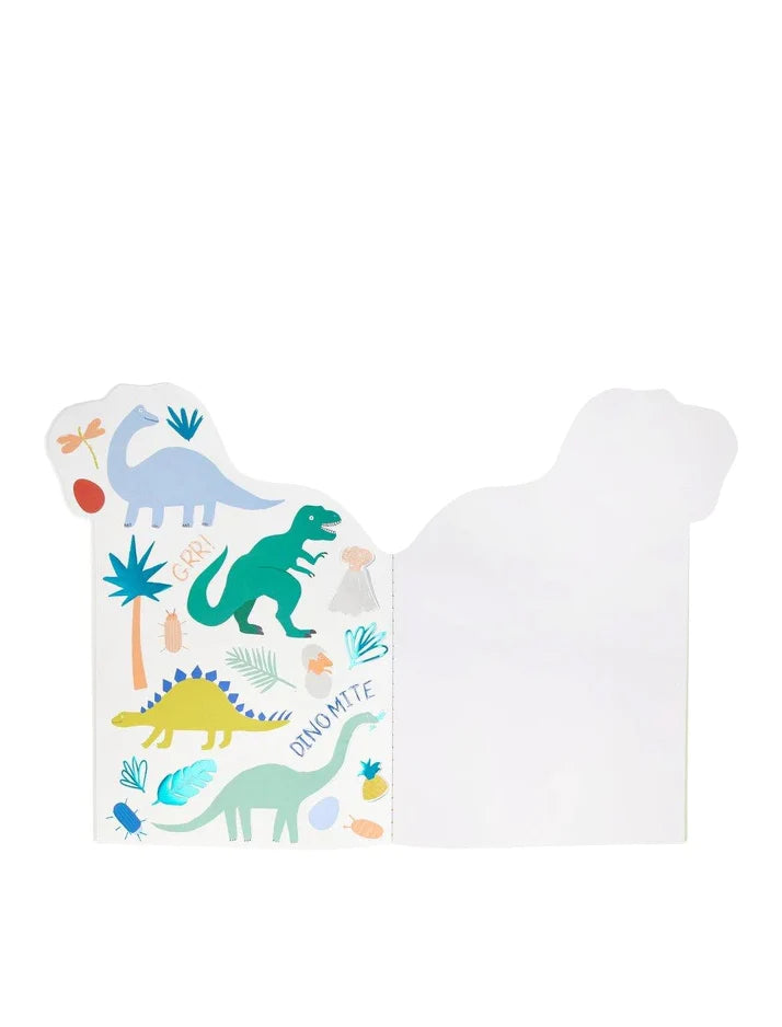 Dinosaur sticker sketchbook - Meri Meri