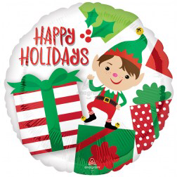 Happy holidays adorable elf