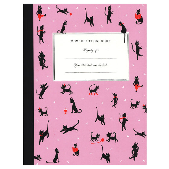 Cat club composition book - Mr Boddington’s studio