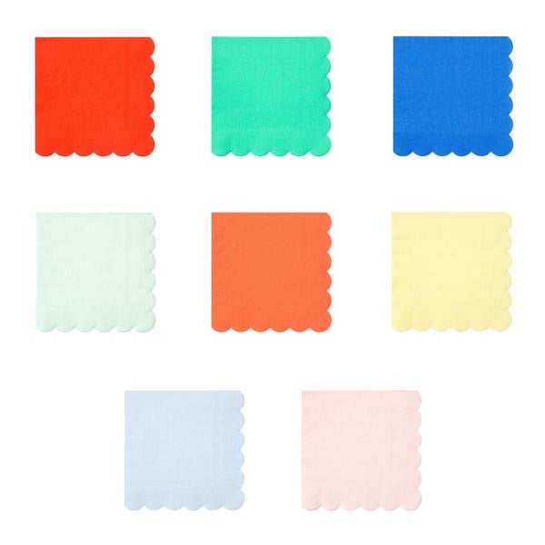 Party palette small napkins - Meri Meri