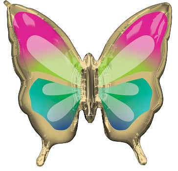 Supershape foil balloon - Tropical butterfly