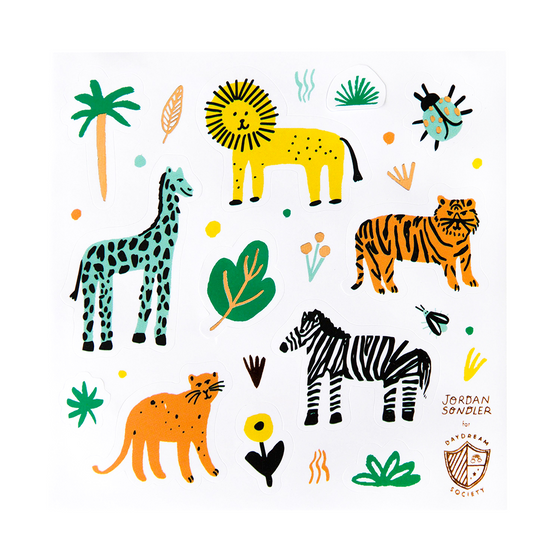 Into the wild sticker set - 4 pk