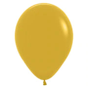 Helium inflated 11” balloon - mustard