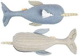 Milo small narwhal toy - Meri Meri