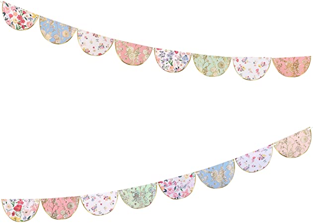 English garden scalloped garland - Meri Meri