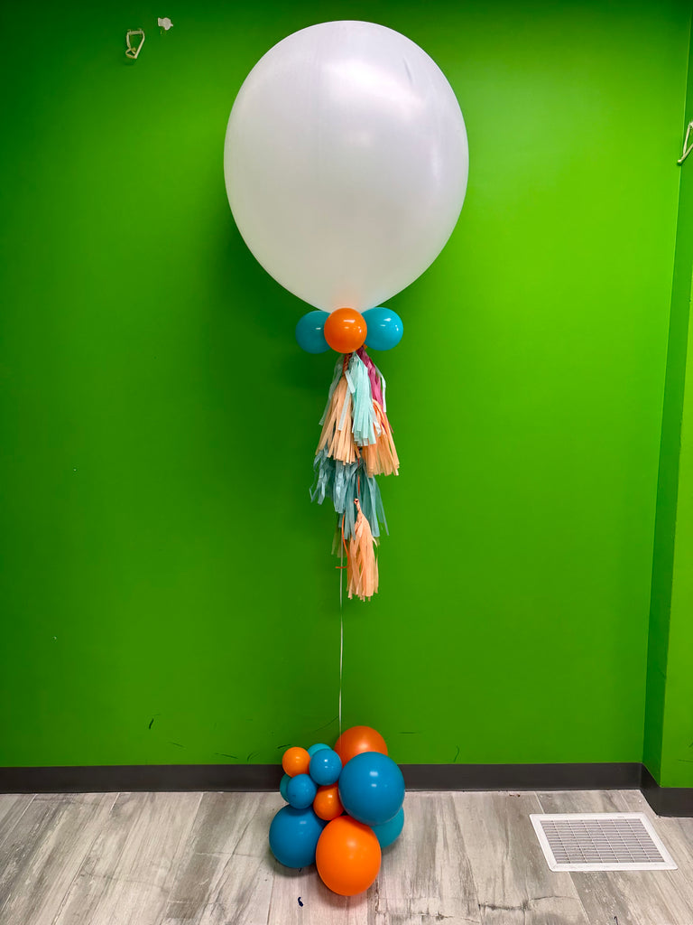 Helium inflated Luxury tassel balloon - 3 sizes