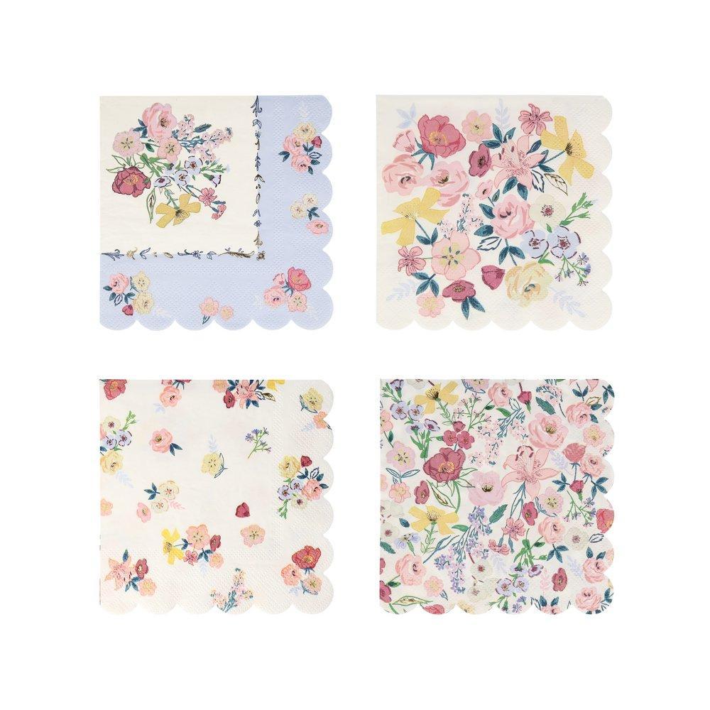 English garden large napkins - Meri Meri