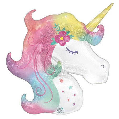 Supershape foil balloon - Enchanted unicorn