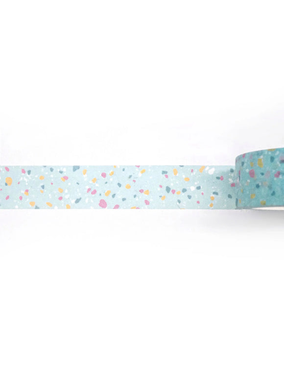 Confetti washi tape - blue or beige
