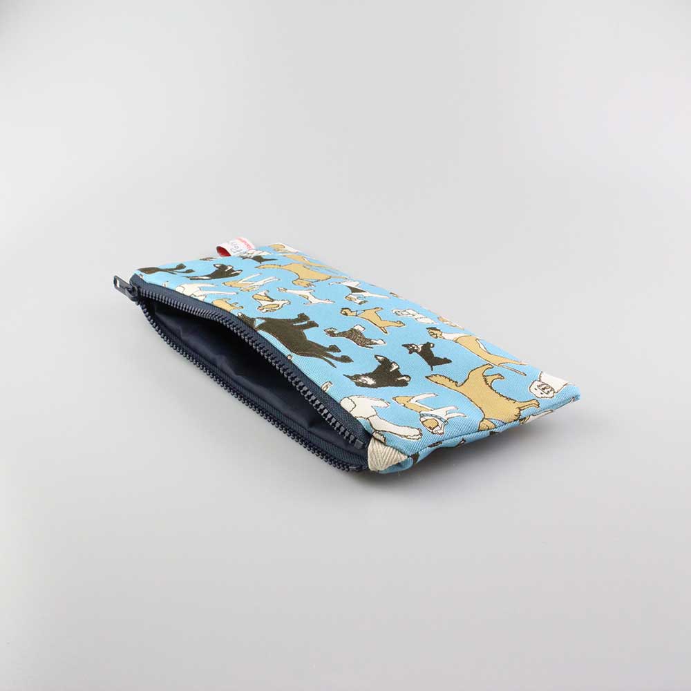 Organic cotton dog pencil case - Poppy Treffry