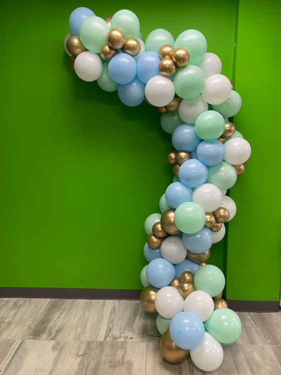 *3 days notice required* With MINI BALLOONS Choose your own colours balloon garland - 3 sizes