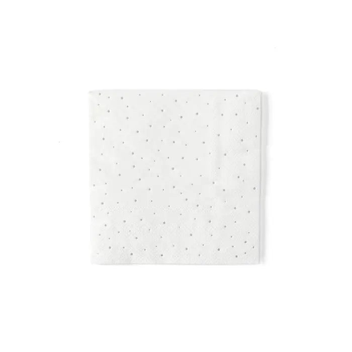 Winter white napkins